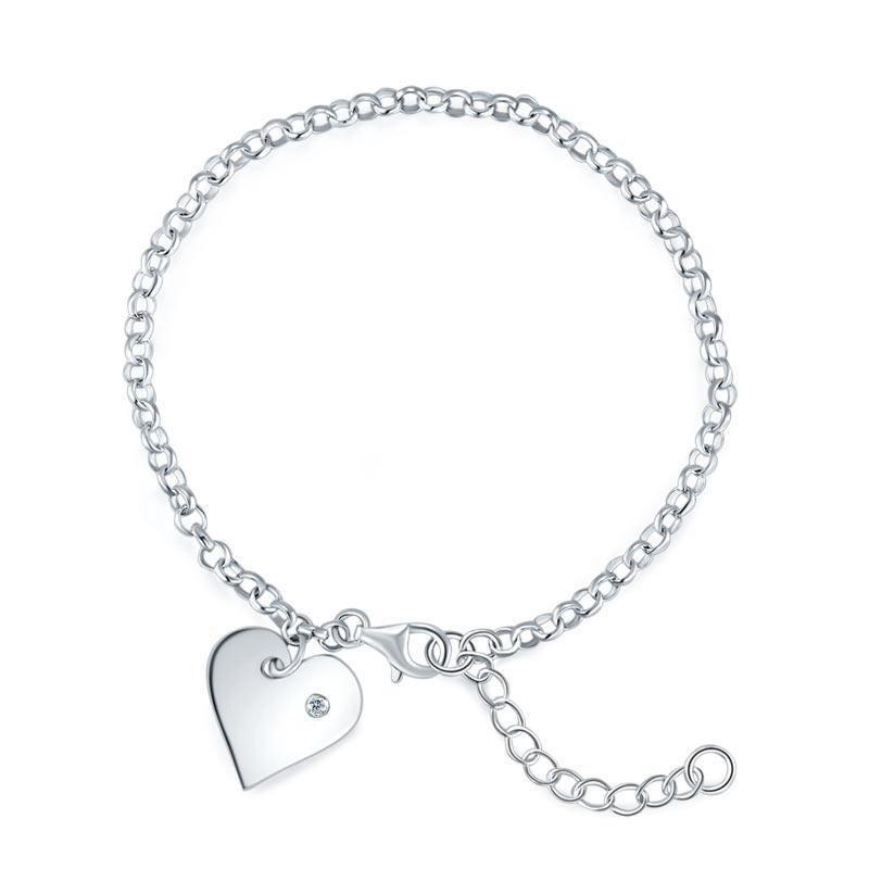 Dangle Heart Bracelet