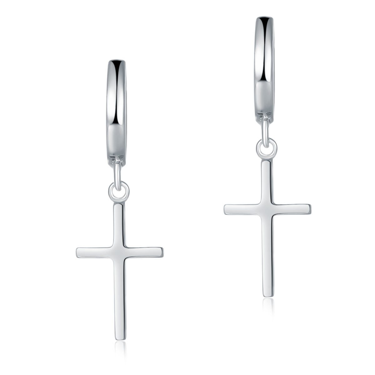 Dangle Cross Earrings
