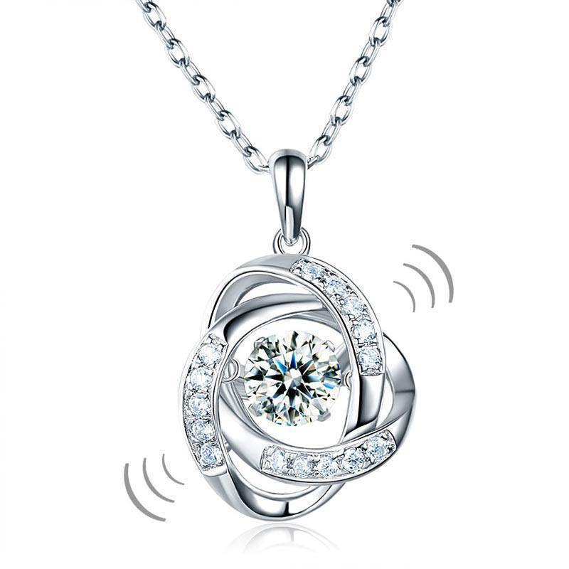 Dancing Stone Pendant Necklace