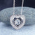 Dancing Stone Heart Pendant Necklace