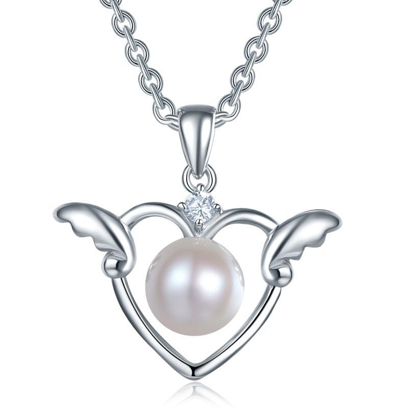Angel Heart Pendant Necklace