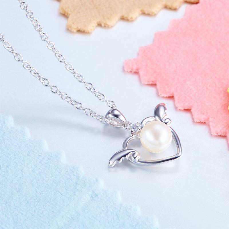 Angel Heart Pendant Necklace