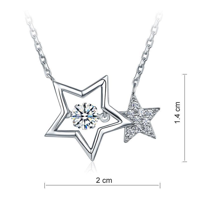 Stars Dancing Stone Necklace