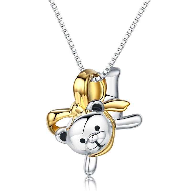 Lovely Bear Pendant Necklace