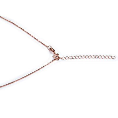 Rose Gold Dancing Stone Pendant Necklace