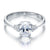 Oval Cut Created Diamante Ring