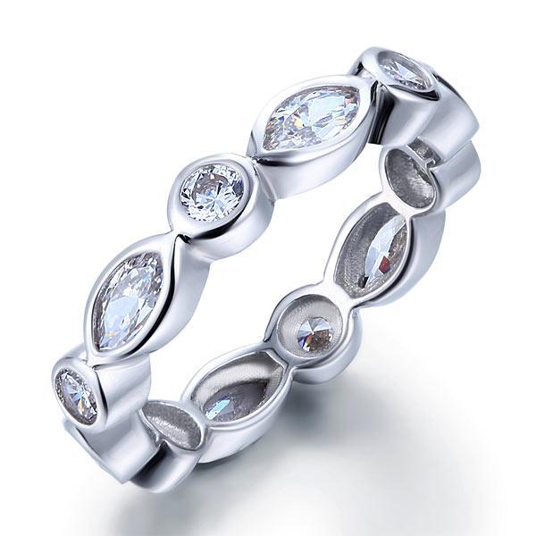 Marquise Ring Eternity Band