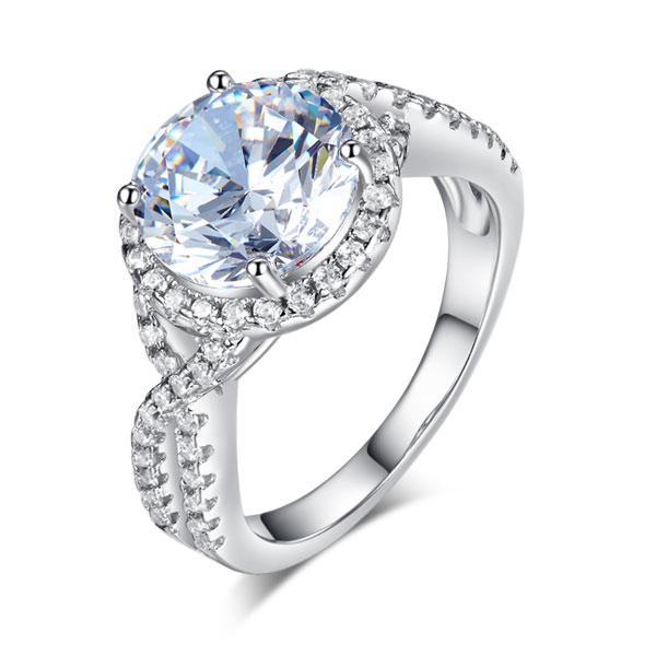 3 Carat Created Diamond Ring