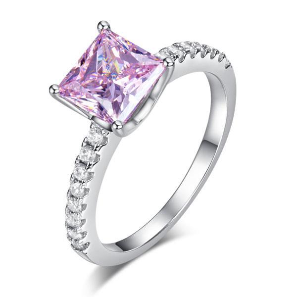 1.5 Ct Fancy Pink Ring