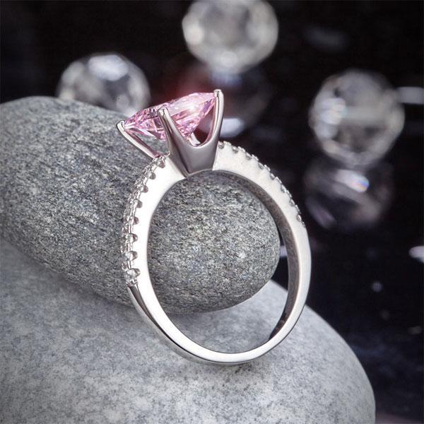 1.5 Ct Fancy Pink Ring