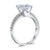 1.5 Ct Princess Cut Created Diamond Ring