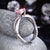 1.25 Ct Fancy Pink Created Diamond Ring