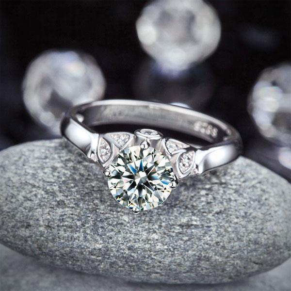 1.25 Ct Created Diamond Ring