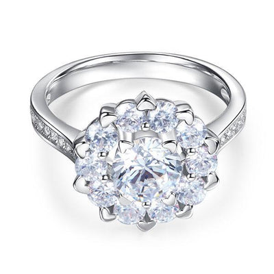 Snowflake 1 Ct Created Diamond Ring