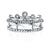 Crown Shape Created Diamond Ring