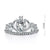 Crown 1 Carat Pear Cut Ring