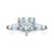 2 Carat Created Diamond Heart Ring