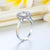 Dancing Stone Double Halo Ring