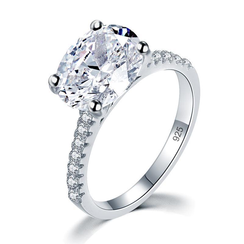 4 Carat Oval Cut Ring