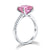 4 Carat Pink Oval Cut Ring