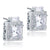 2 Carat Created Diamond Vintage Style Stud Earrings