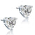4 Carat Heart Cut Created Diamond Stud Earrings