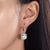 Brilliant Round Cut Created Diamond Earrings