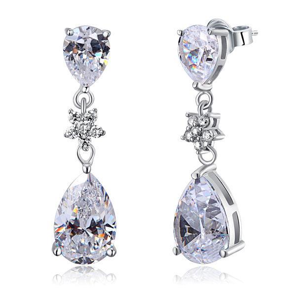 3.5 Carat Dangle Earrings
