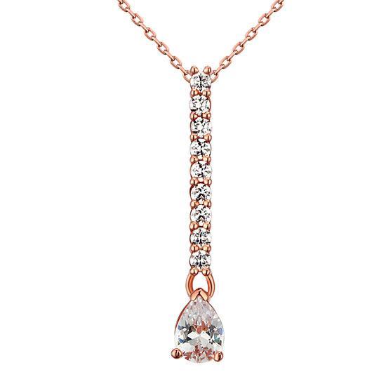 Rose Gold Plated Pendant Necklace