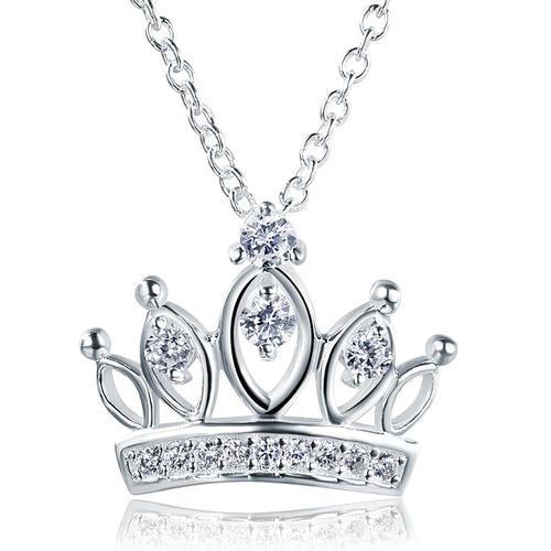 Crown Pendant Necklace