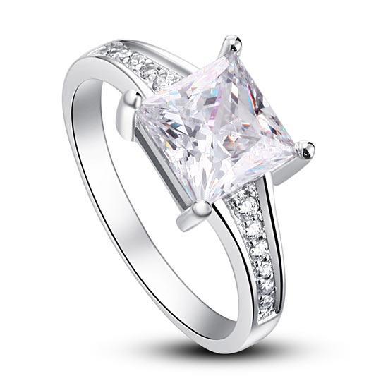 1.5 Ct Princess Cut Ring