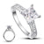 1.5 Carat Princess Cut Created Diamond Ring
