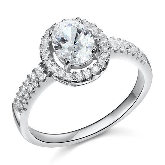 1.5 Carat Created Diamond Ring