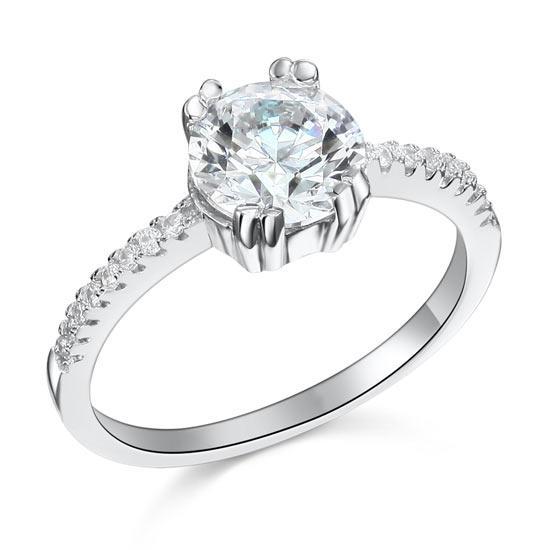 2 Carat Created Diamond Ring