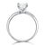 1 Carat Princess Created Diamond Ring