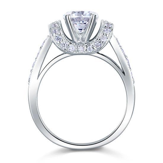 1.25 Carat Created Diamond Ring