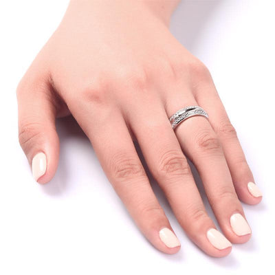 Created Diamond Wedding Band Ring
