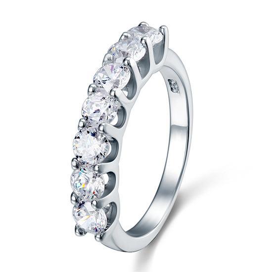 1.75 Carat Seven Stone Solid Ring