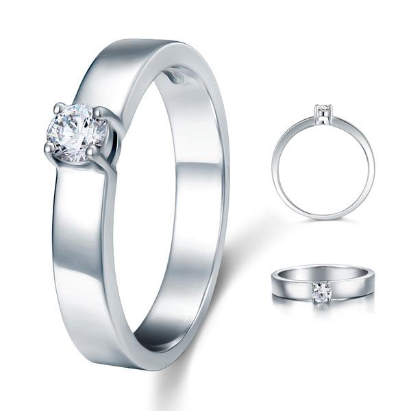 Classic Created Diamond Ring