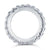 Oval Cut Eternity Created Diamond Ring