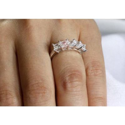 Five Stone Princess Cut 1.25 Ct Ring
