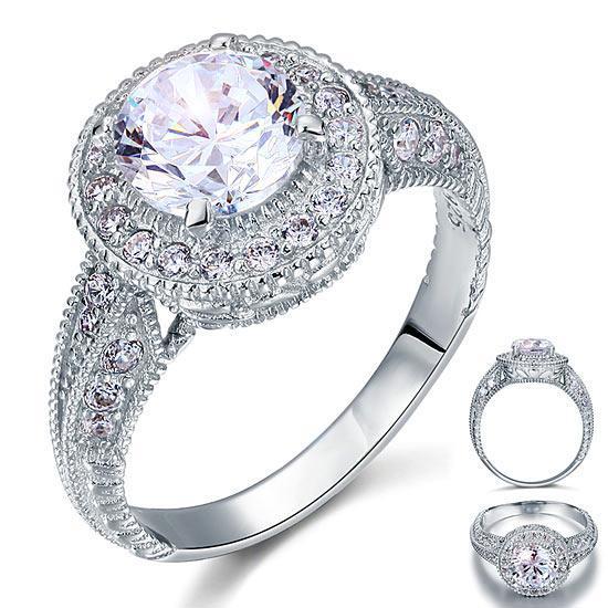 2 Carat Created Diamond Ring