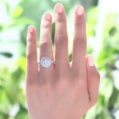 2 Carat Created Diamond Ring