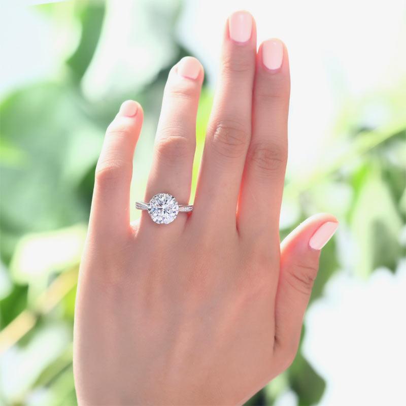 2.5 Carat Created Diamond Ring