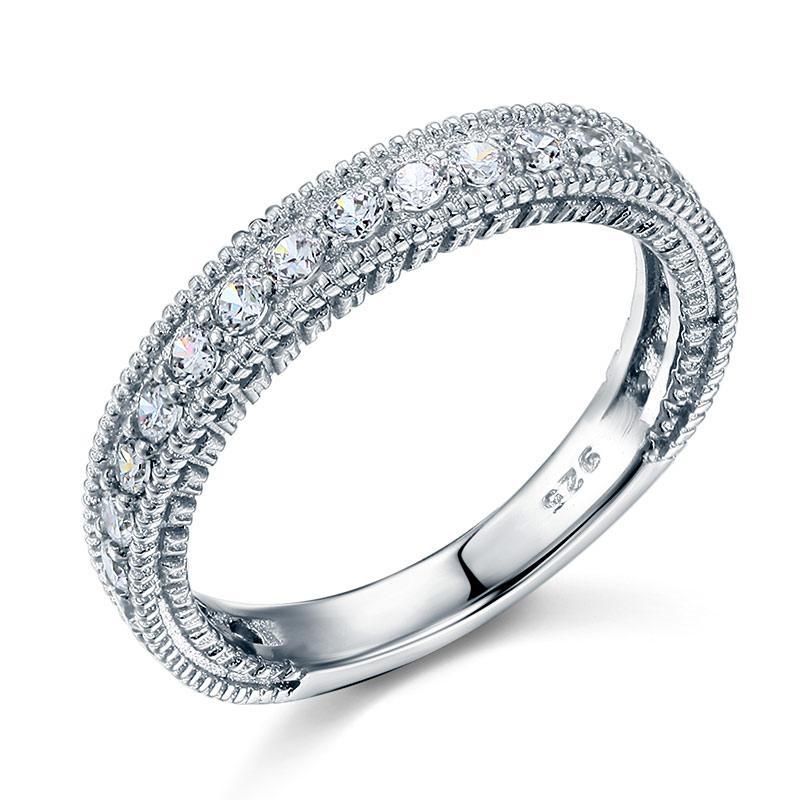 Art Deco Created Diamond Ring