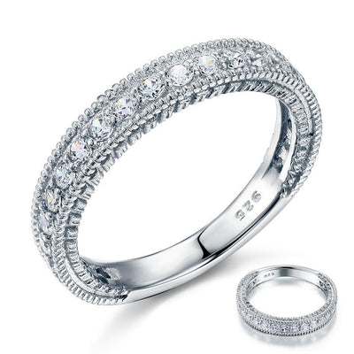 Art Deco Created Diamond Ring