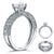 1.25 Carat Created Diamond Ring