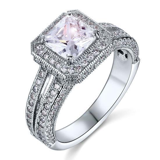 1.5 Carat Created Diamond Ring