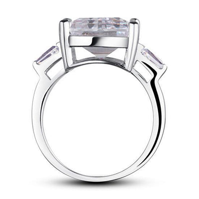 Radiant Cut Created Diamond Ring
