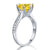 3 Carat Yellow Canary Created Diamond Ring